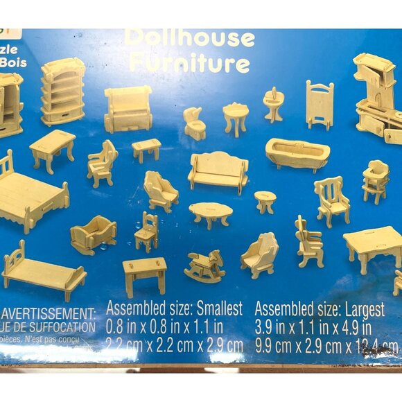 Creatology Wooden Dollhouse Furniture Set - Picture 2 of 6